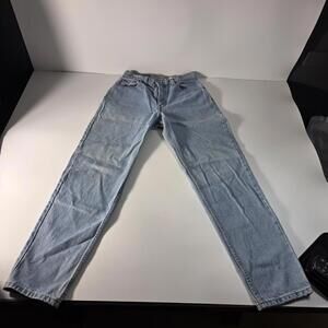 Vintage Levi's 550 Jeans Women's 8 Blue Light Wash Fade High Rise Mom Jeans